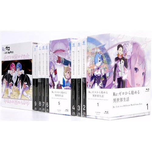 Re Life In A Different World Starting From Zero 9 Vol Storage Box Set Blu Ray L Shopee Malaysia