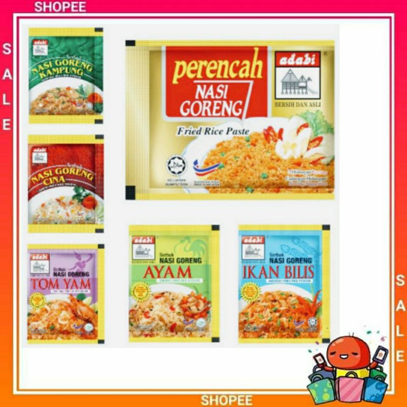 Adabi Perencah Nasi Goreng  Shopee Malaysia