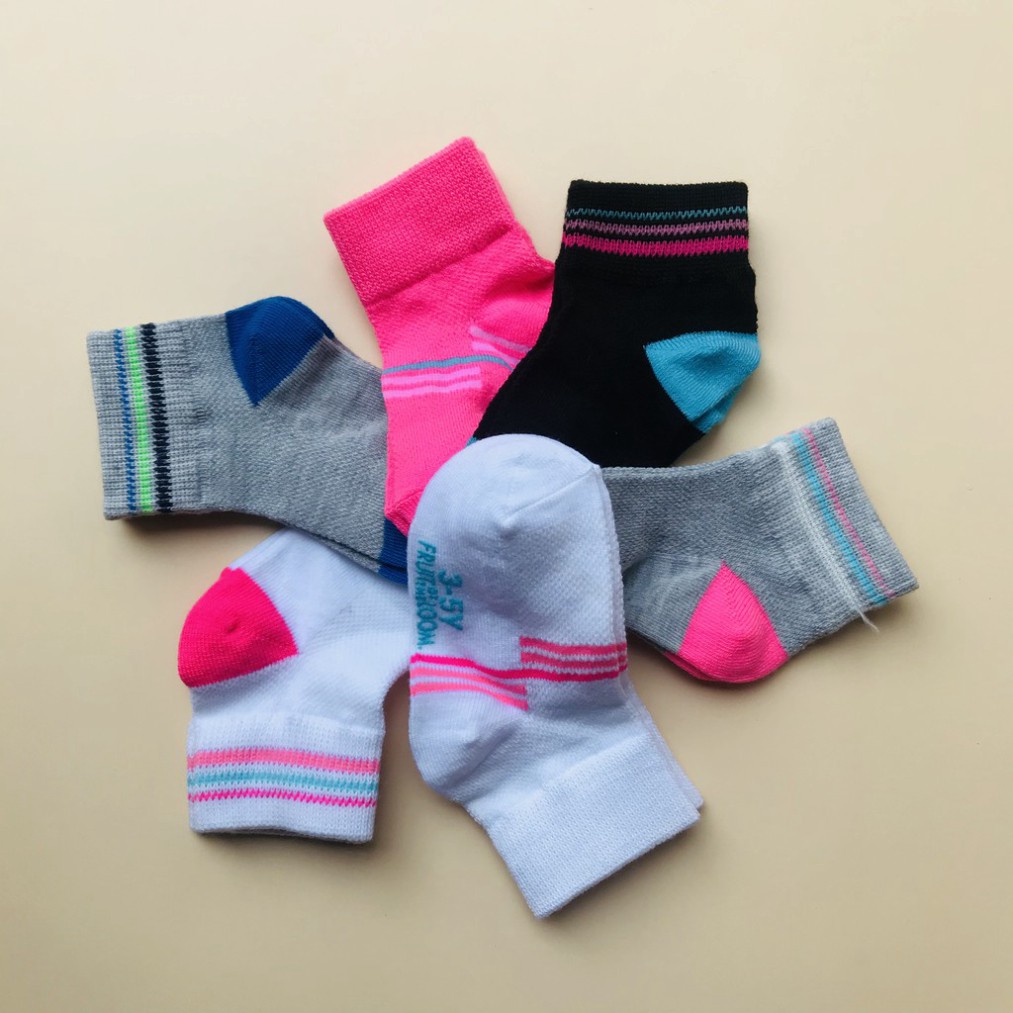 Bamboo Socks 3-5 Years Old (6 Highlight Colors For Both Boys And Girls ...