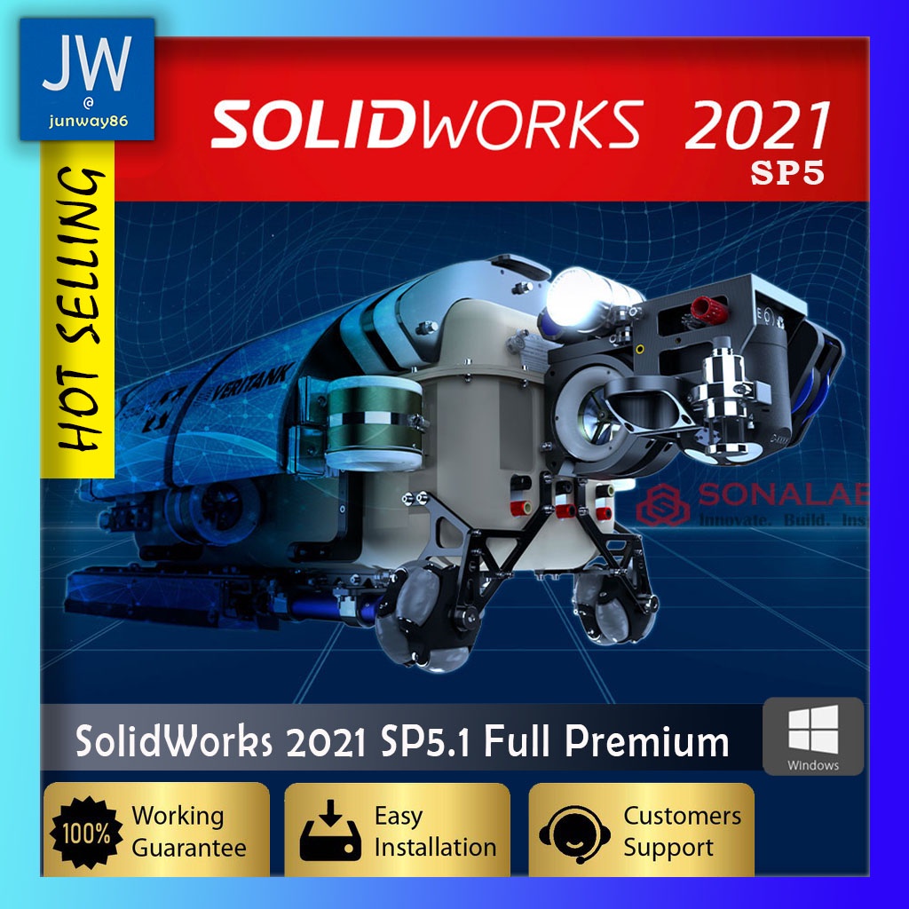 SolidWorks 2021 SP5 Full Premium (Lifetime) with Video Tutorial