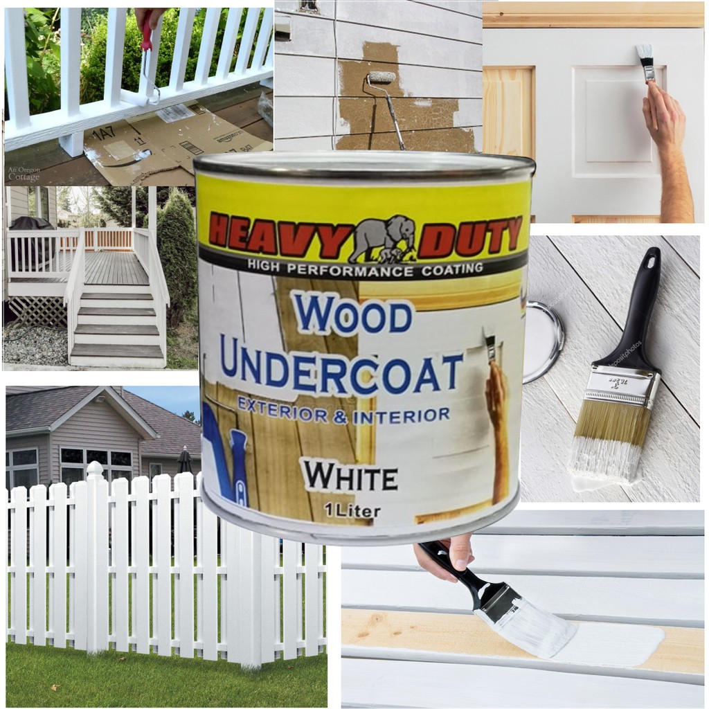 1 LITER HEAVY DUTY Paint White Undercoat 1 Liter For Wood PRIMER Shopee Malaysia