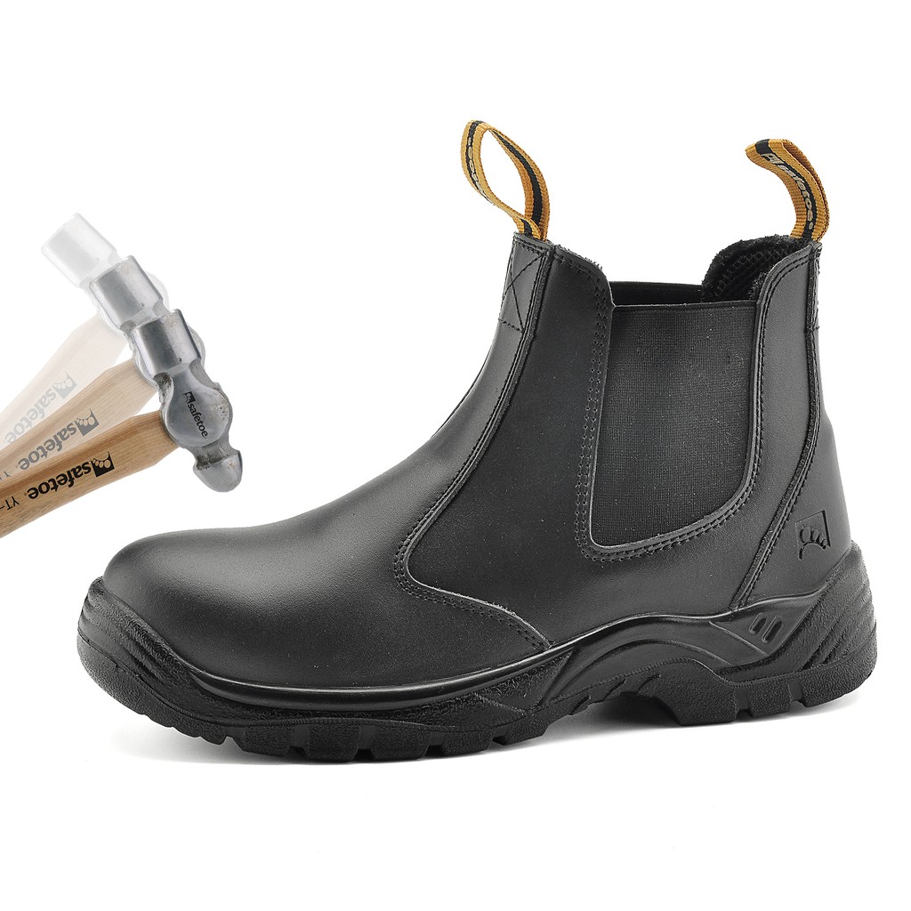 slip resistant chelsea boots mens