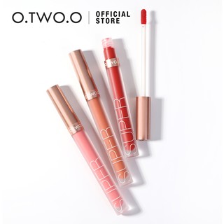 Image of O.TWO.O Lip Glaze 24H To Wear High Shine & Shimmer Lip Gloss Waterproof Lip Makeup (12 Colors)