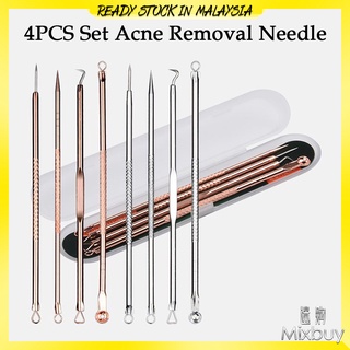 4PCS Acne Removal Needle Pimple Needle Blackhead Remover Acne Treatment Acne Needle Black Mask Acne Extractor Remover