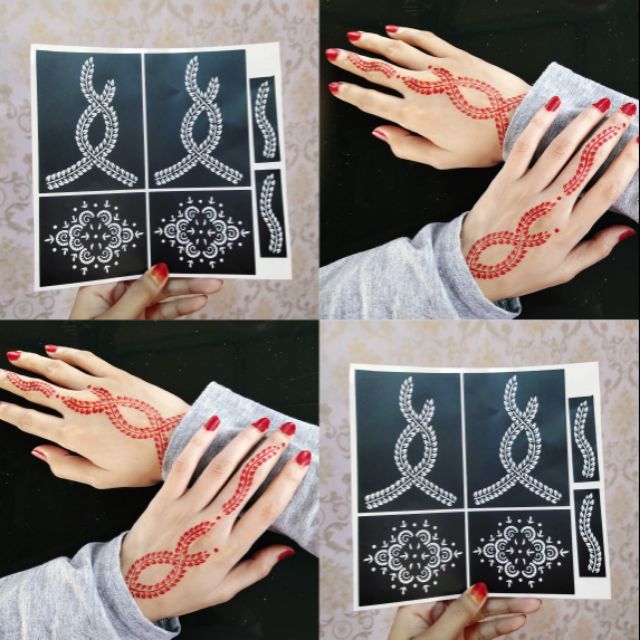 Tangan sticker inai Aurora Sticker