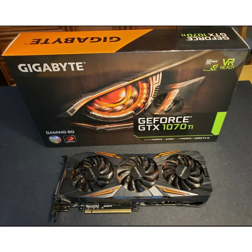 GIGABYTE GeForce GTX 1070 Ti 8GB GDDR5 Graphics Card (GVN107TGAMING8GD ...