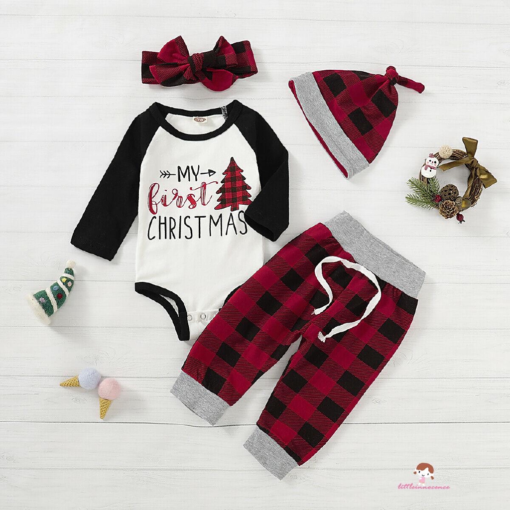 baby's 1st xmas outfits