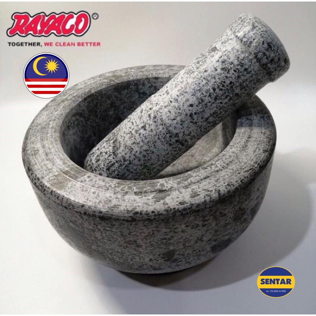STONE MORTAR AND PESTLE / LESUNG BATU Granite Stone Mortar and pestle Penumbuk Lesung Batu