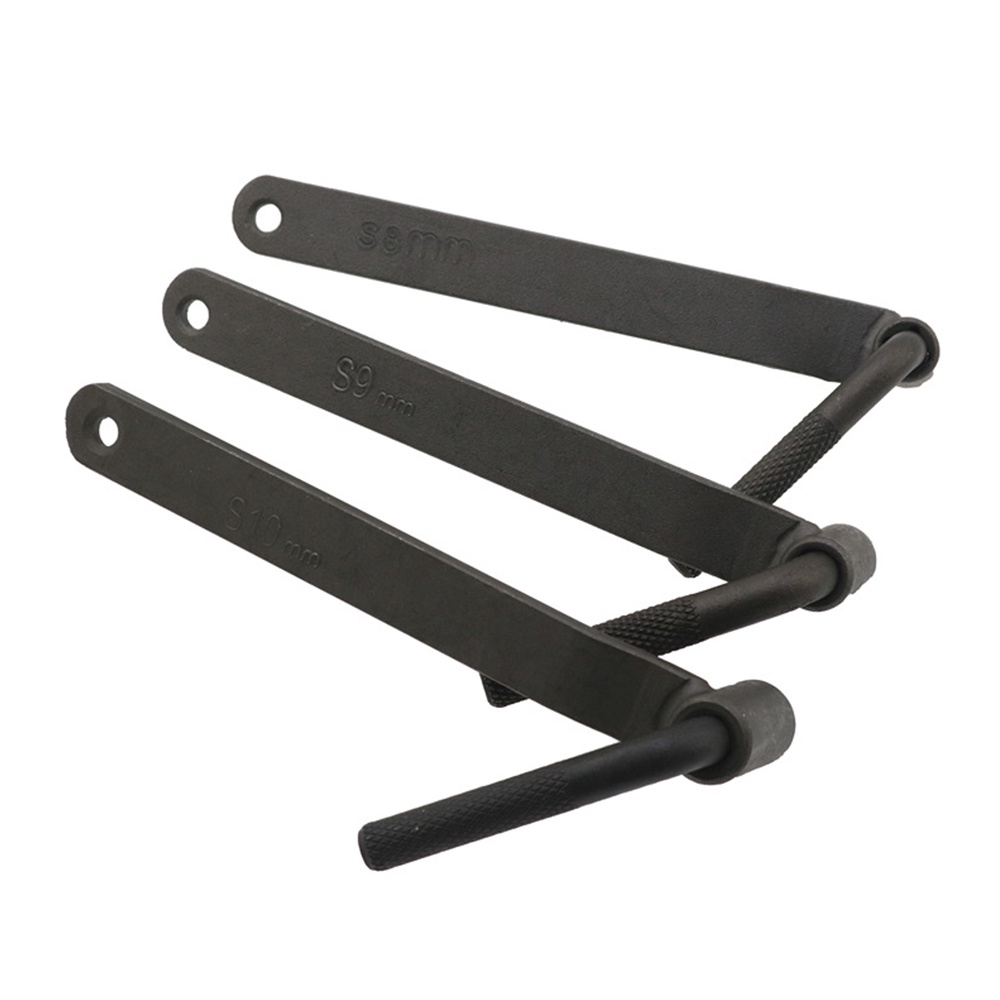 Professional Workshop Motorcycle Engine Valve adjustment tool screw wrench T type Spanner Feeler gauge - Image 2