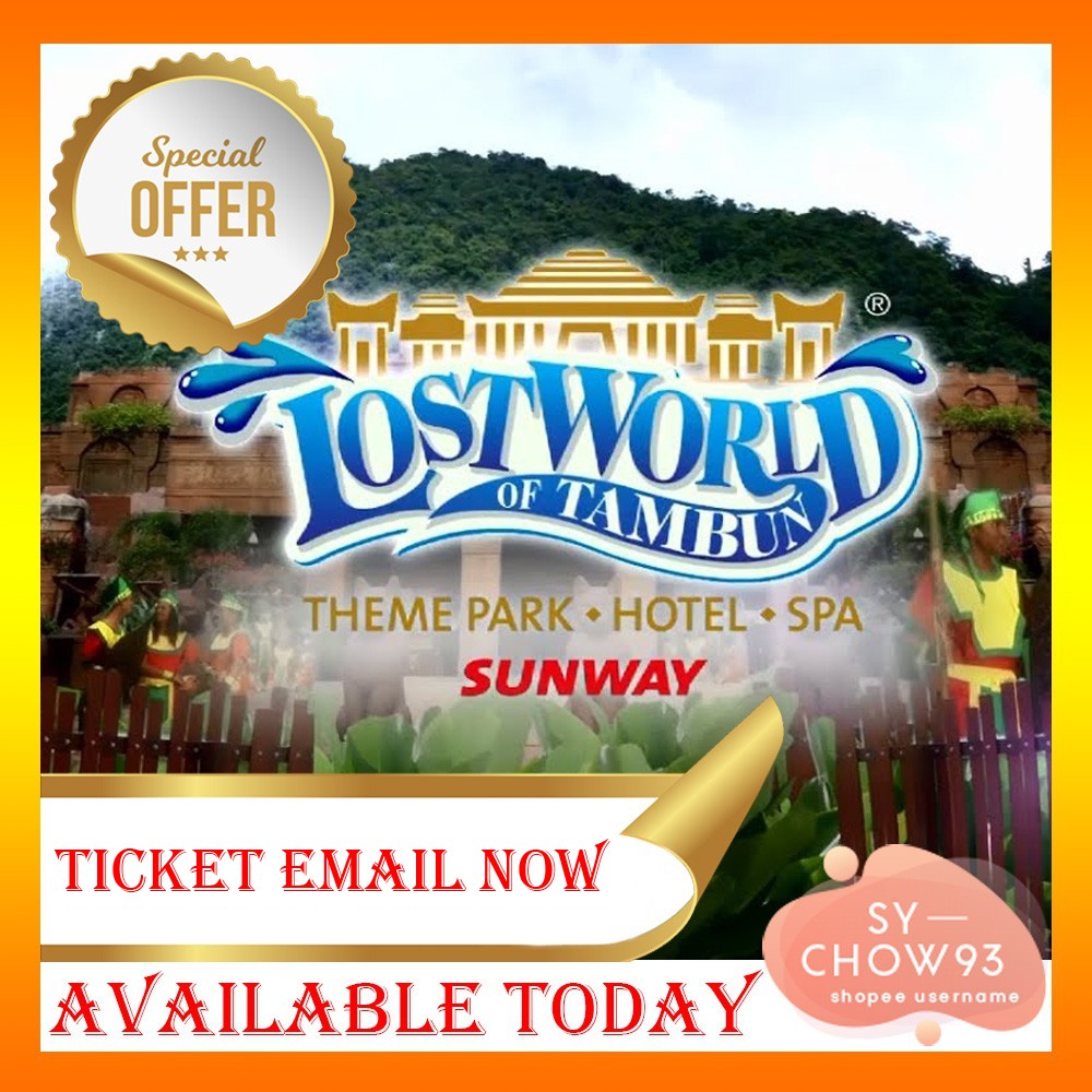 tiket lost world of tambun murah