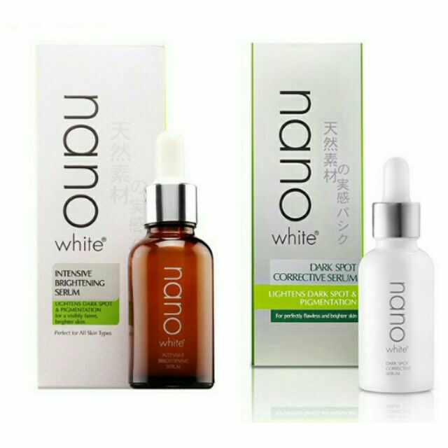 Nano White Intensive Brightening Serum 30ml Dark Spot Corrective Serum 30ml Shopee Malaysia