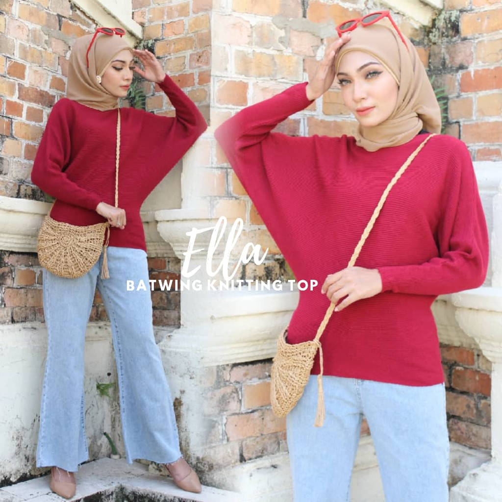 batwing knit top