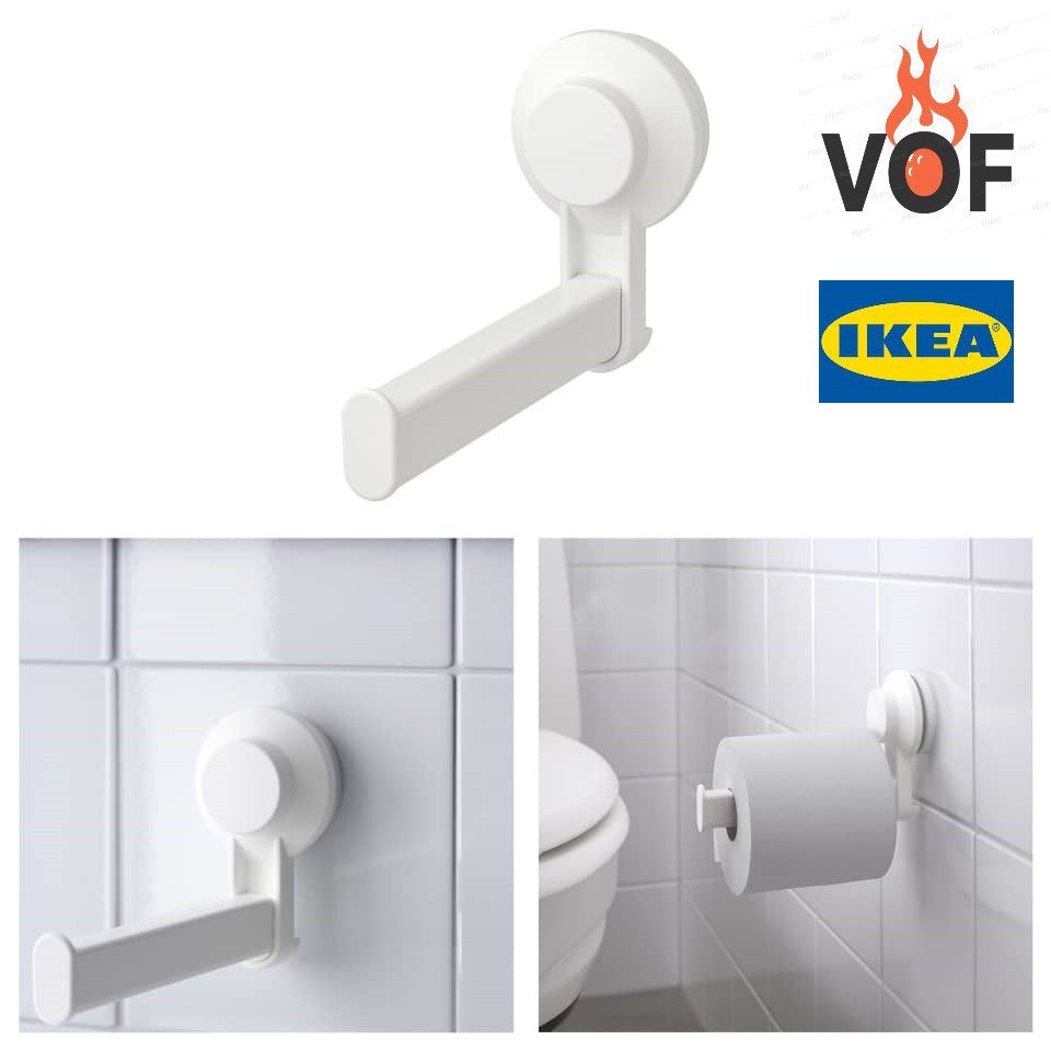 IKEA TOILET ROLL HOLDER TISKEN TOILET ROLL HOLDER WITH SUCTION CUP