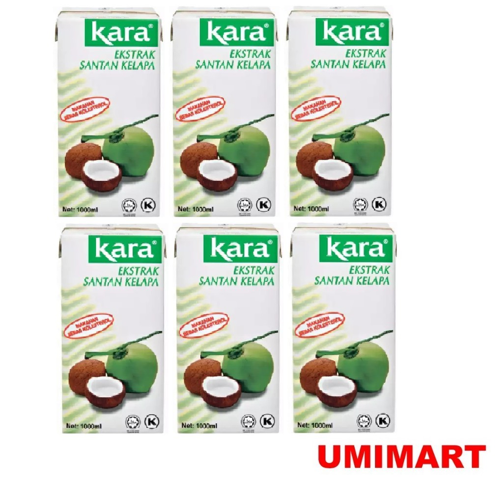 Kara Coconut Cream Extract [Kara Santan] 6x1000ml Shopee Malaysia
