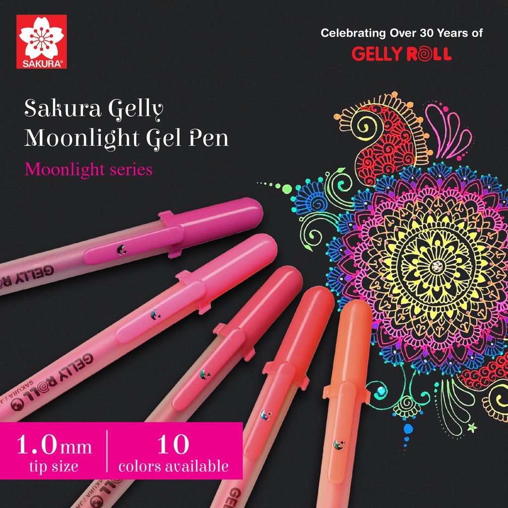 Sakura Gelly Roll Moonlight Gel Pen 1.0 mm (10 color available) LIST