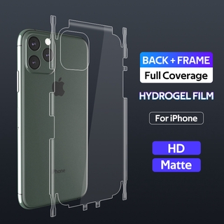 Ready Stock iPhone 13 12 11 Pro Max Mini SE 2020 X Xr Xs MAX 8 7 Plus Back Protector HD Matte Soft Hydrogel Film Screen Protector