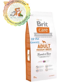 brit care adult medium breed lamb rice