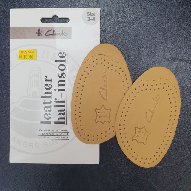 G Starting point Eloquent Clarks Leather half-insole | Shopee Malaysia