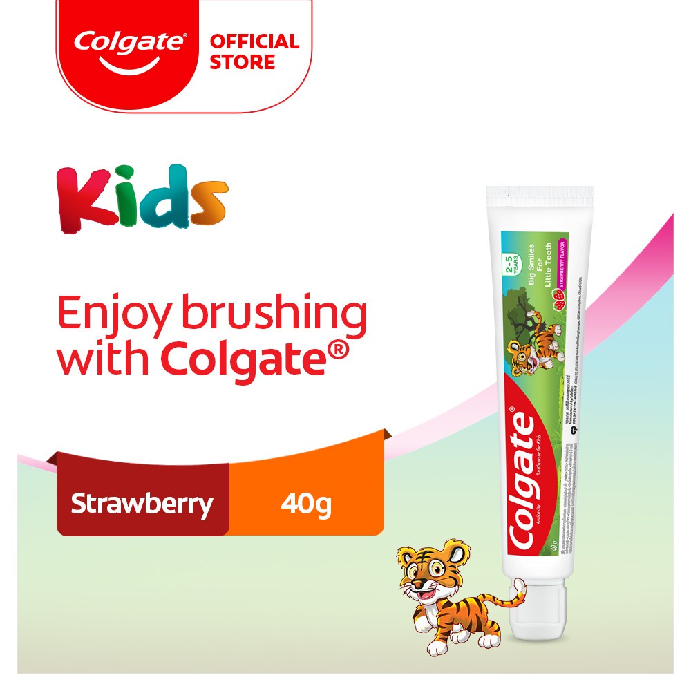 Colgate Kids Tiger Toothpaste 40g | Shopee Malaysia