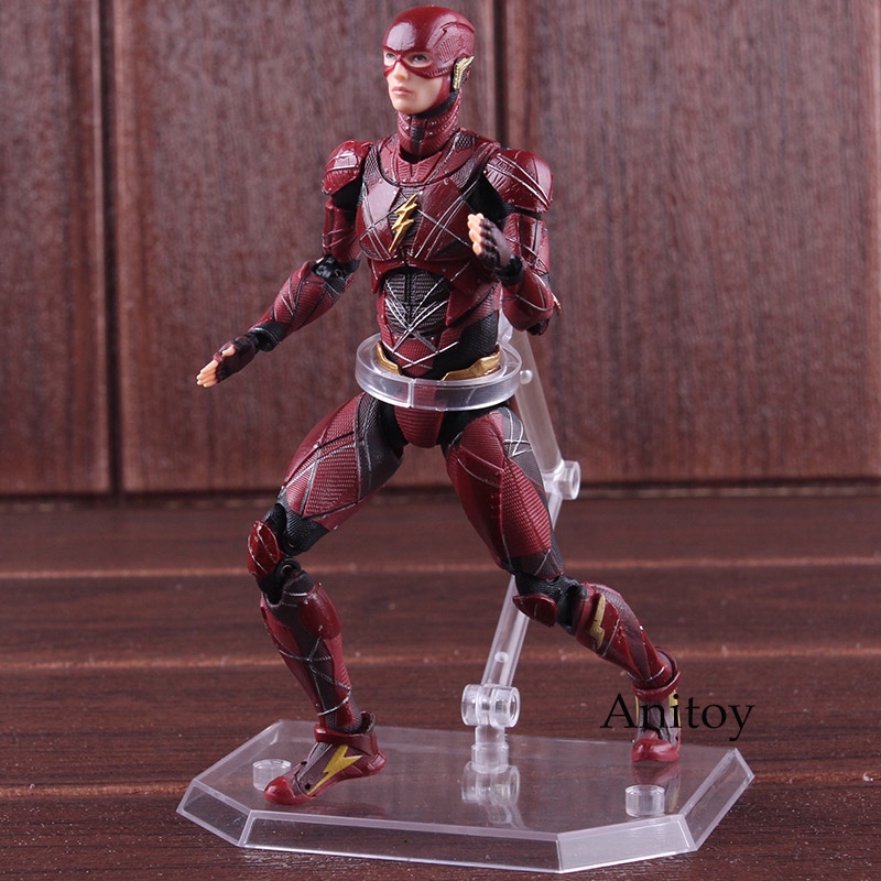 058 Dc Comics Justice League The Flash Action Figure Toy New In Box Mafex No