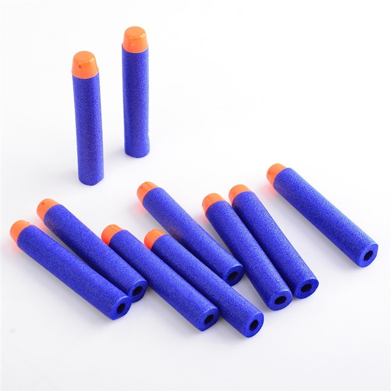 100pcs Multicolor Foam Soft Bullets Toy Gun Darts Refill Bullet for Kids ❤