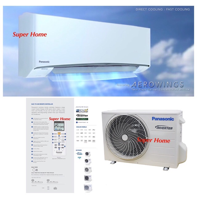 Panasonic Aero Series Cs S10tkh Cu S10tkh 1 0hp Premium Inverter Econavi Nanoe G Air Conditioner R410 Shopee Malaysia