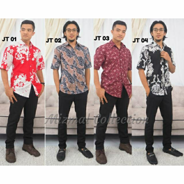 Kemeja Batik  Cotton JT 01 20 English  Cotton Baju  Batik  