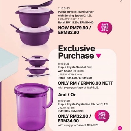 Tupperware Purple/Royal Amethyst Measuring Cups/Spoons/Minis Set $42 881843  *NEW