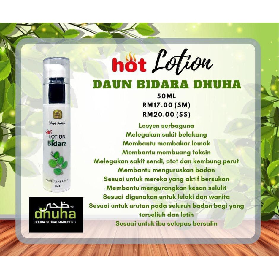 Hot Lotion Bidara Produk Daun Bidara Ruqyah Shopee Malaysia