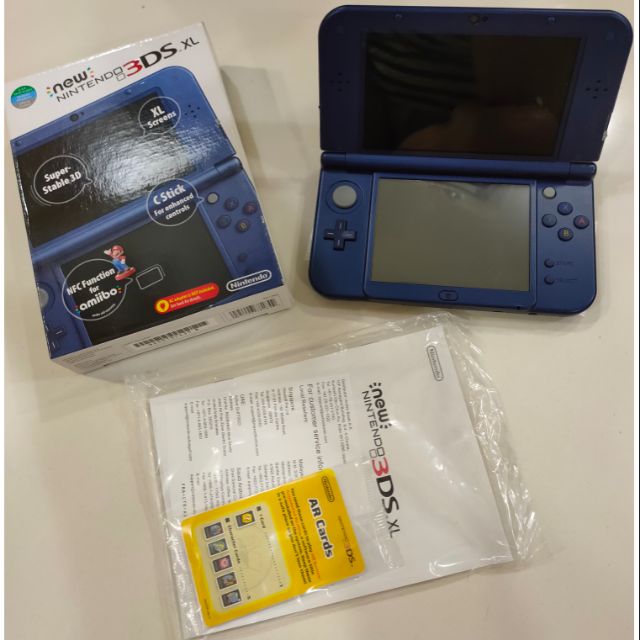 el viento es fuerte infancia extraño NEW NINTENDO 3DS XL METALLIC BLUE (new) with game | Shopee Malaysia