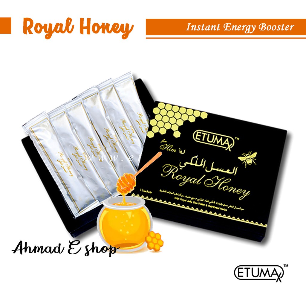ROYAL HONEY FOR HIM by ETUMAX (Men Stamina Booster) 12 sachets (20g