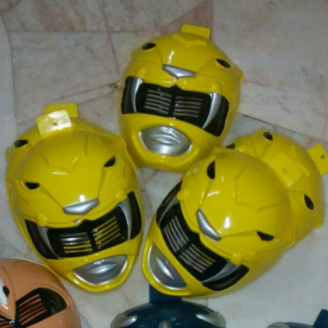 Vintage Yellow Power Rangers Mask Shopee Malaysia