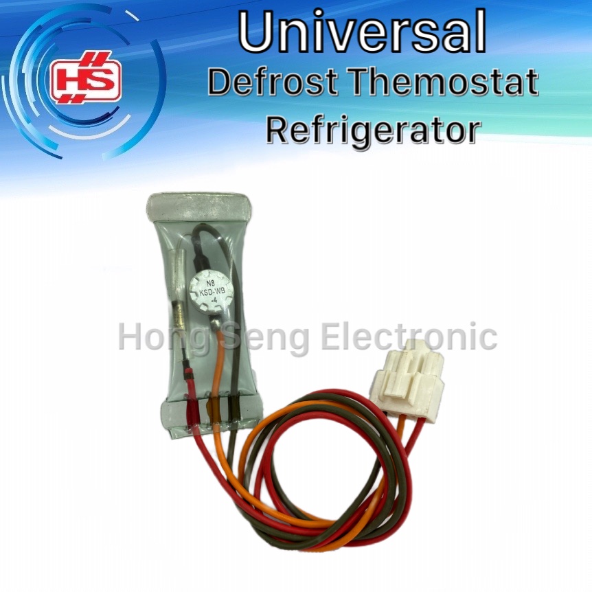Universal Defrost Thermostat / Sensor Refrigerator / Fridge Shopee