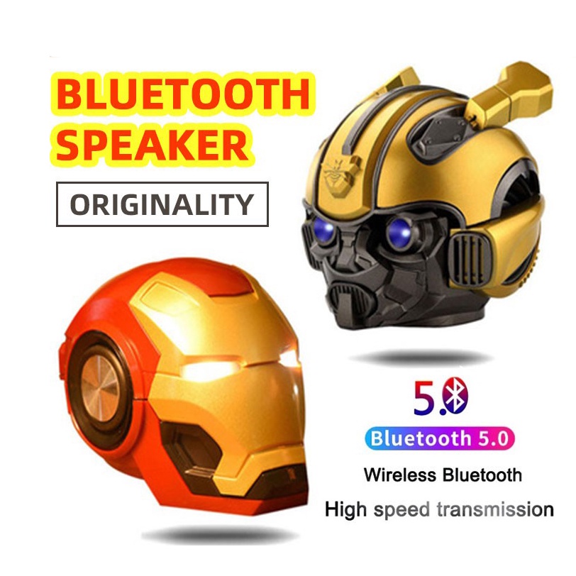 Bumblebee Helmet Bluetooth Wireless Mini Speaker Portable Stereo