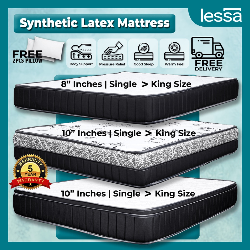 (Free Shipping + Free Pillow) Lessa Molly & Ollie 8" &10" Synthetic