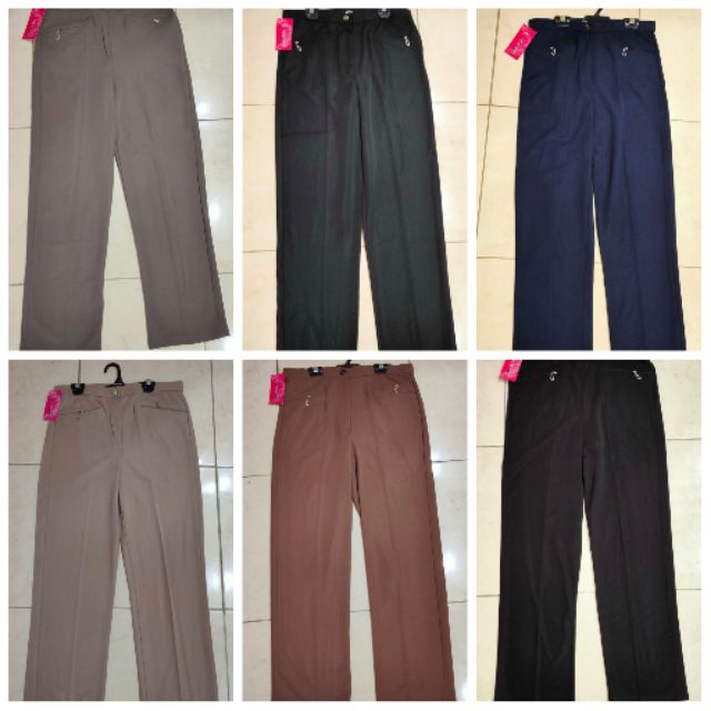 SELUAR SLACK PEREMPUAN SAIZ M - 6XL | Shopee Malaysia