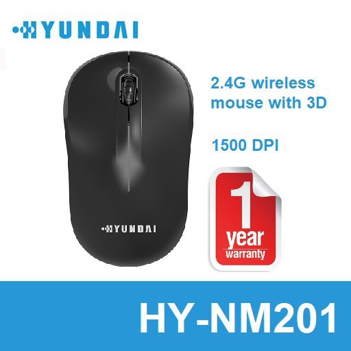 BEST SELLER ? HYUNDAI HY-NM201 Black 2.4G WIRELESS MOUSE DPI 1500DPI |  Shopee Malaysia