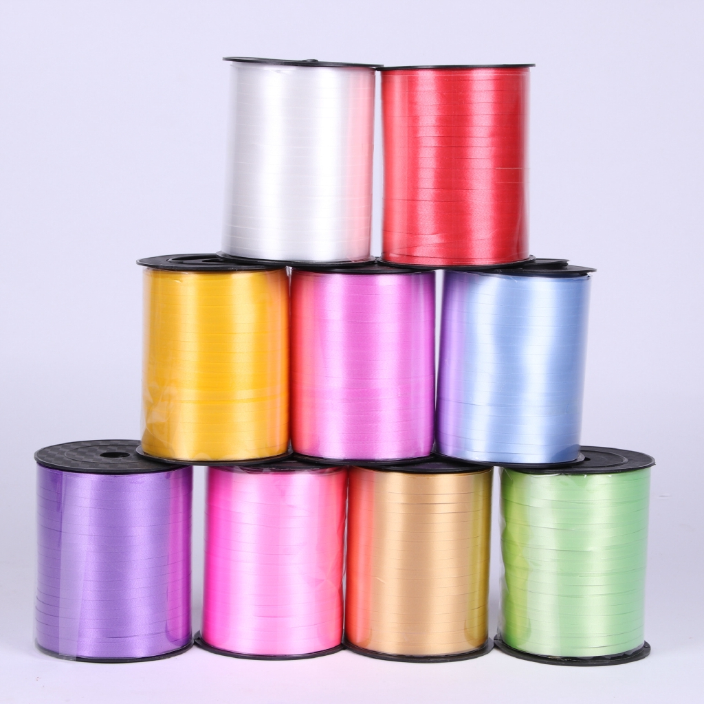 Decor DIY Party Supplies Silk Balloon Ribbon Roll Gifts Wrapping Foil Curling