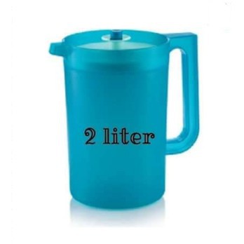 Tupperware Blossom Pitcher 2L Turquoise