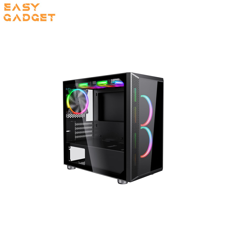 Invasion M3 M Atx Case With 3 Argb Fan Shopee Malaysia