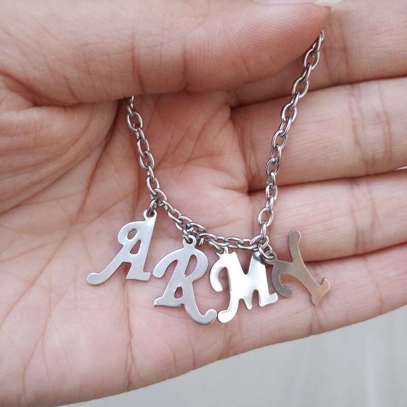 army necklace with my name