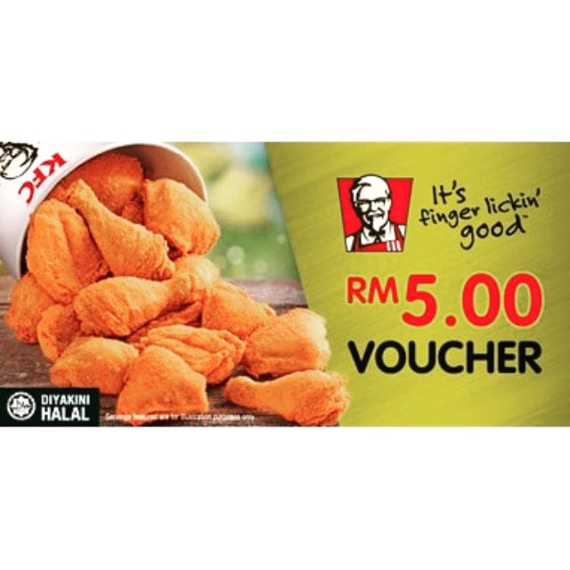 KFC VOUCHER RM5 RM10 RM20 | Shopee Malaysia