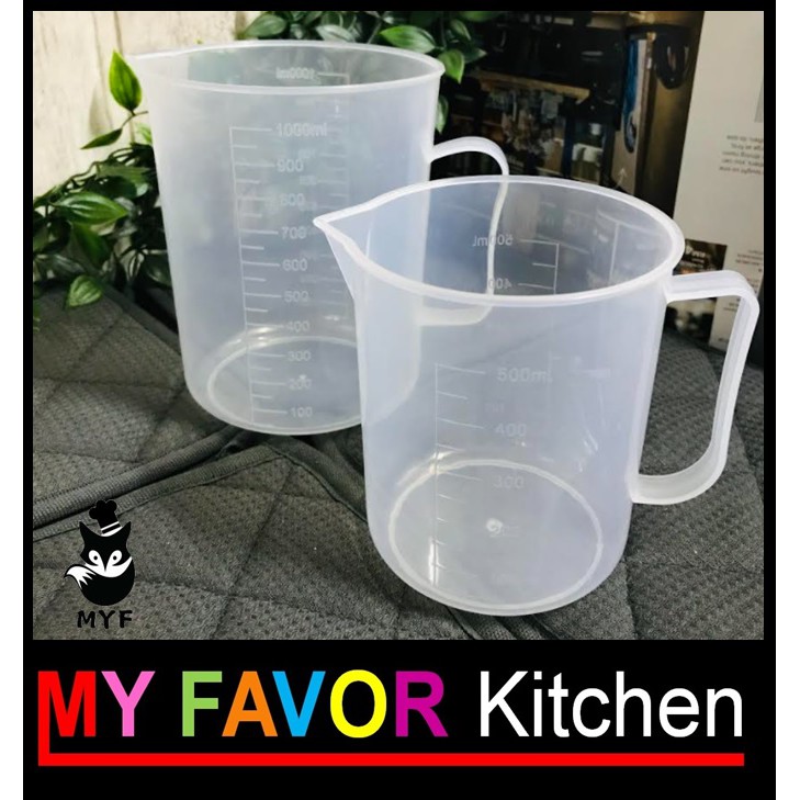 250ml/500ml/1000ml Plastic Measuring Cup Measure Jug Baking Cup