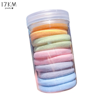 Image of 17KM Korean  Multicolor Elastic Hair Tie Simple Sweet Candy Color Rubber Band Headdress Hair Accessories