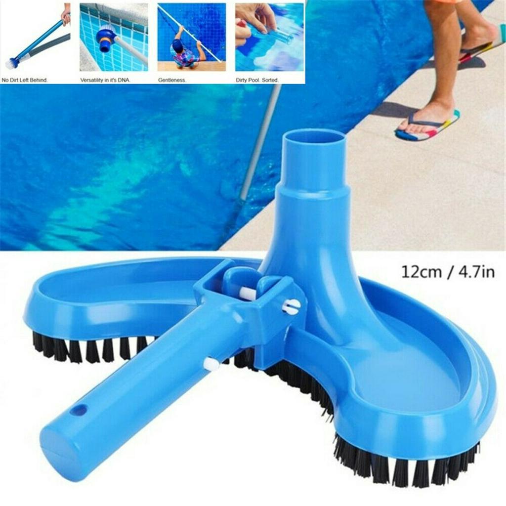 Swimming Pool Vacuum Head Brush Cleaner Pools Curved Suction Head