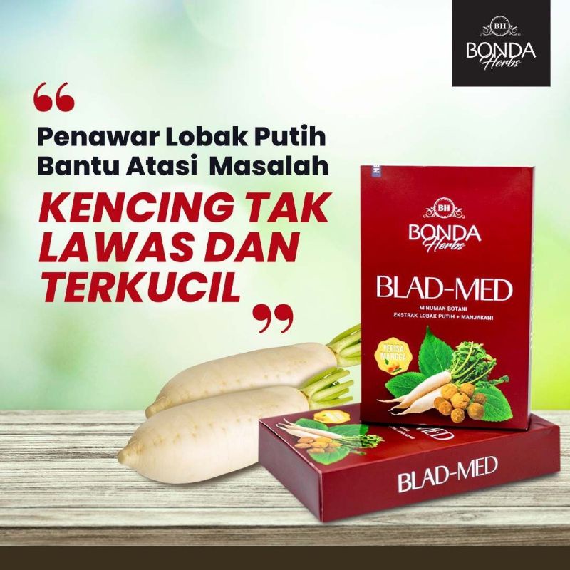 BLAD-MED *Kencing Tak Lawas/ Kerap Kencing/ Terkucil/ Batu Karang ...