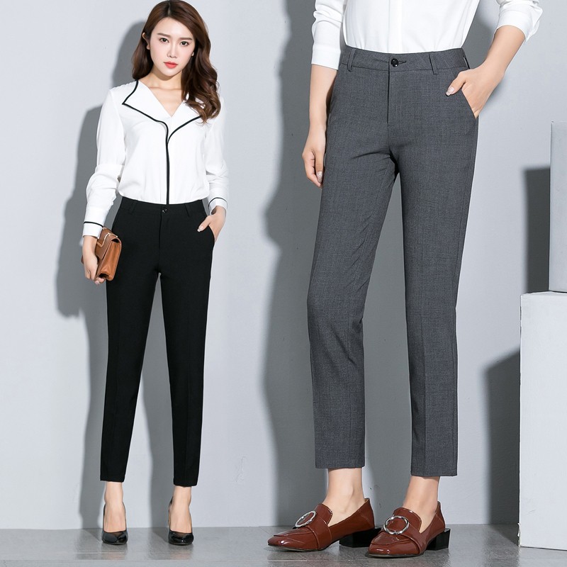 ankle length formal pants for ladies