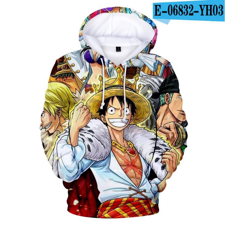 One Piece Hoodie Men Japanese Anime Hoodies Luffy 3D Hooded Sweatshirt  Autumn Winter Men Pullover | Shopee Malaysia