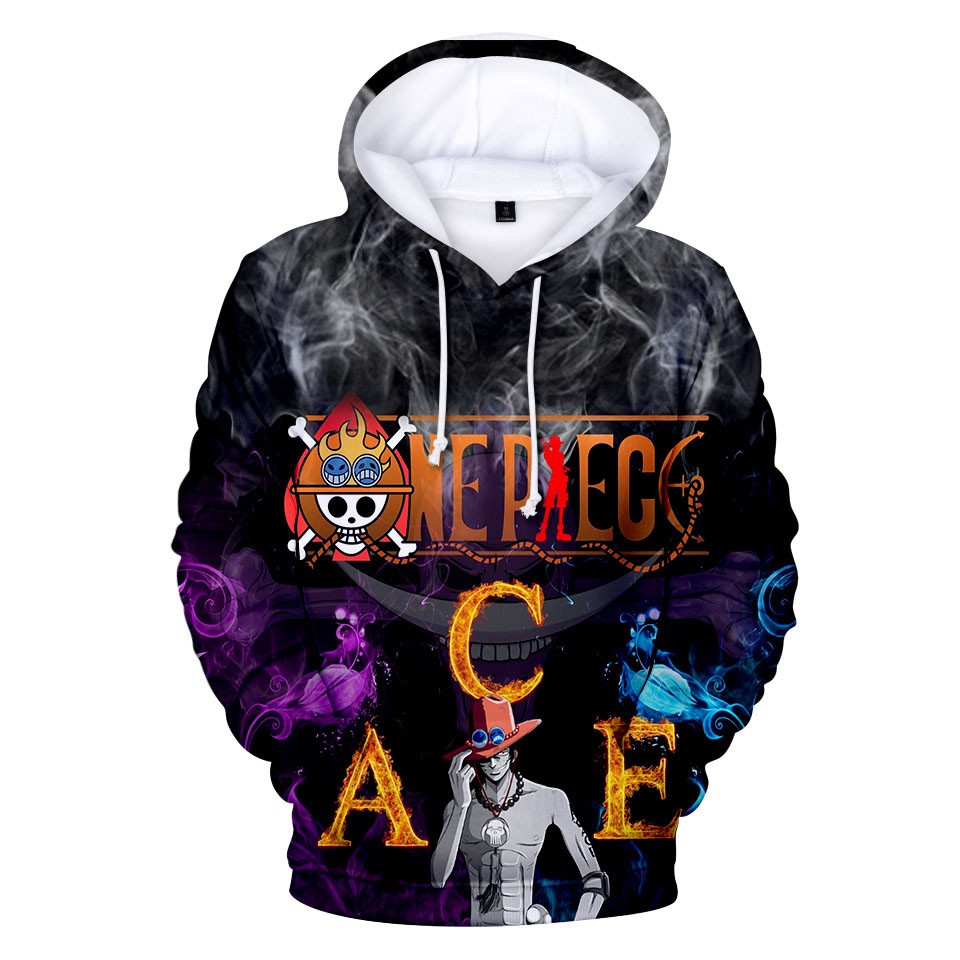 One Piece Monkey D Luffy 3d Print Hoodies Men Ace Anime Hoodie Sweatshirt Harajuku Clothing Hip Hop Jacket Clothes Shopee Malaysia