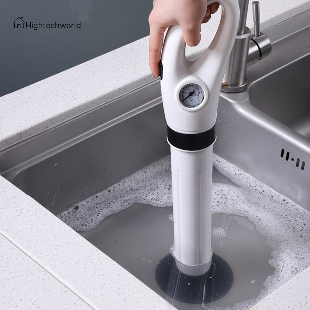 Hightechworld* High Pressure Air Drain Dredge Sewer Pipe Toilet Plungers Air Drain Manual Tools